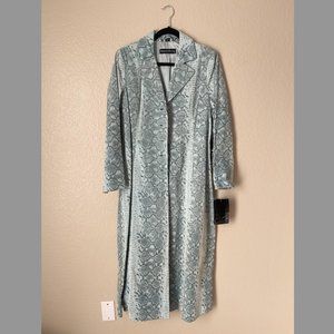 NWT PAMELAMCCOY GENUINE LEATHER LONG COAT